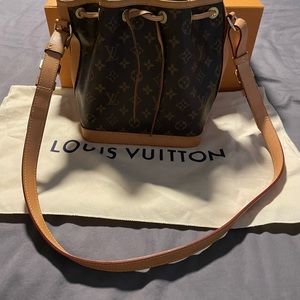 EUC LOUIS VUITTON NOE BB BUCKET BAG
